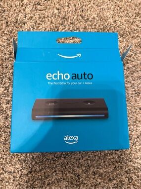 Amazon Echo Auto Accessory Kit with Black Device and Blue Insert